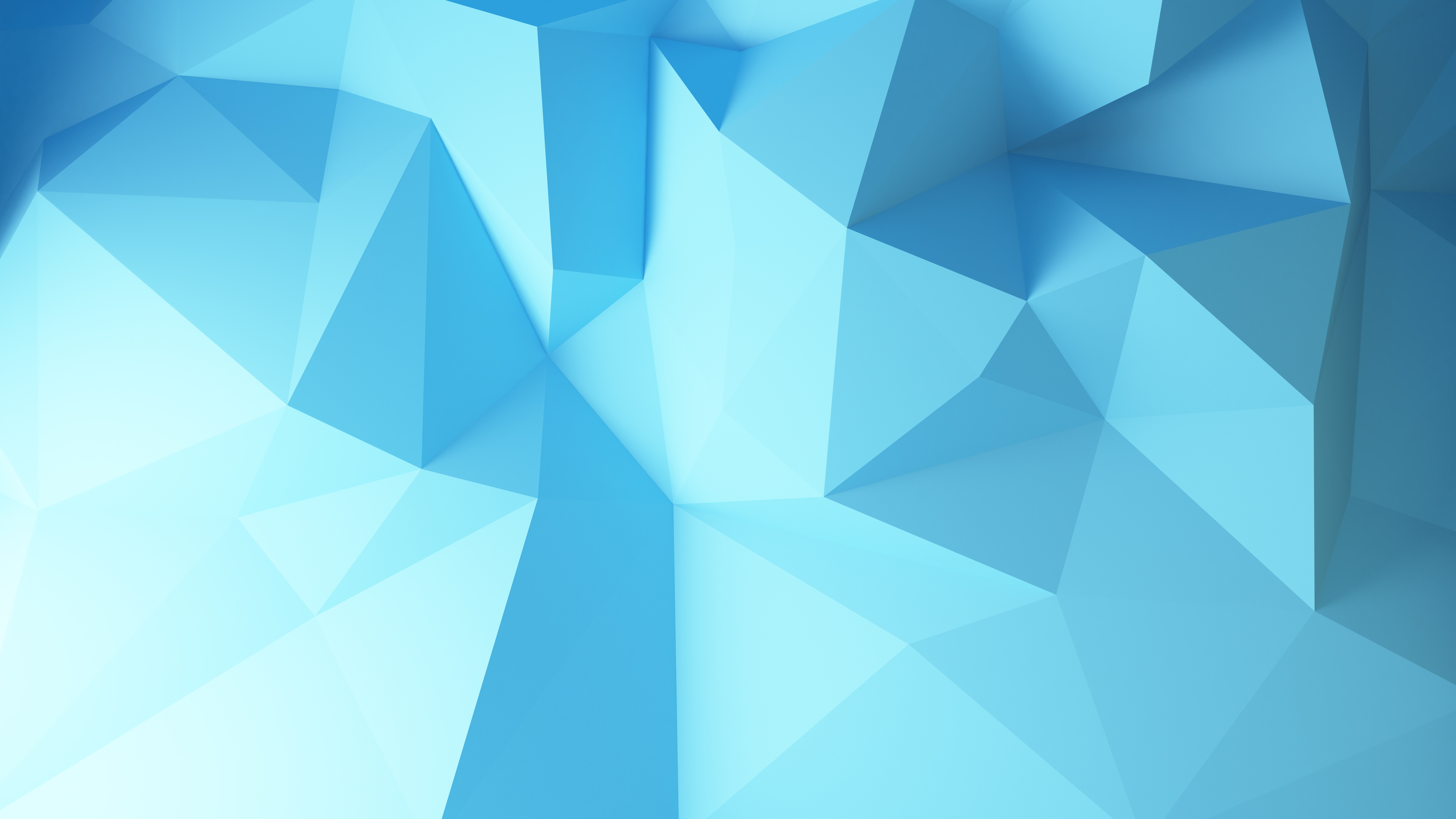 Blue Low Poly Geometric Background
